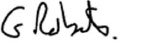 Professor Graham Roberts signature